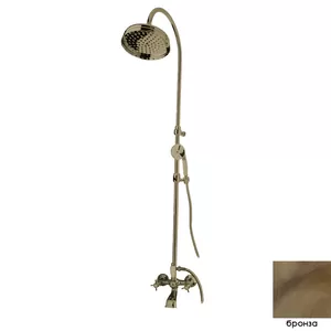 Душевая колонна CEZARES -CVD-02-M смеситель для ванны, верхний и ручной душ, бронза