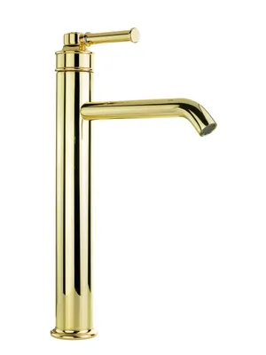 Смеситель для раковины Migliore высокий, однорычажный, с д/к, цвет: золото 31421