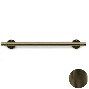 Полотенцедержатель Bertocci настенный, прямой,500 мм,бронза индустриальная 127 7513 8600