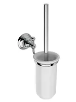 Ершик для унитаза Nicolazzi 1490CR настенный, цвет: керамика/хром