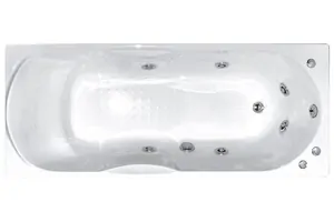 Ванна прямоугольная BACH 120х70х68 Система 1, гидромассаж, каркас