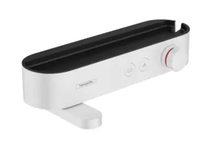 Смеситель Hansgrohe 24340700 для ванны, термостат, настенный, матовый белый
