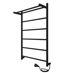Полотенцесушитель Indigo с/п (electro) 800х500 (скр.монтаж, унив.подкл) черный муэр.LСLE80-50BRPR