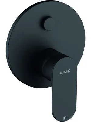 Смеситель KLUDI для ванны/душа, без излива, PUSH&SWITCH, черный матовый 247593975