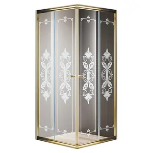 Душевой уголок Cezares (800х800х1950) -A-2-80-SCORREVOLE-CP-G