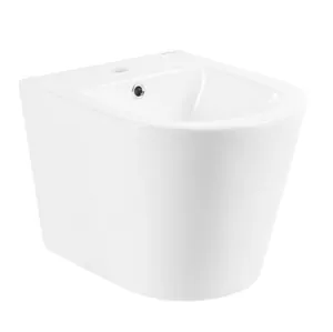 Биде подвесное BelBagno -R (360х515х345) с отверстием под смеситель, белое BB053BH