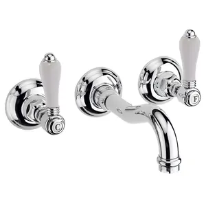 Смеситель для раковины Nicolazzi 1477CR78 встраиваемый, на 3 отверстия, хром