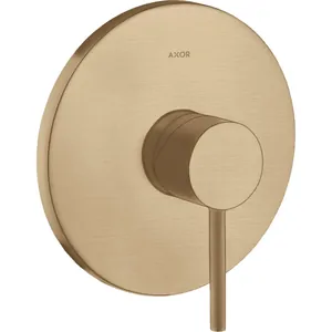 Смеситель Axor 10616140 для душа однозахватный, настенный, внешняя часть, шлиф.бронза