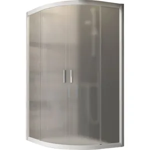 Душевой уголок RAVAK BLCP4-90 SABINA (900х900х1750) раздвиж. двери, стекло, белый+Грапе