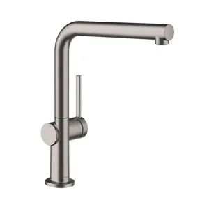 Смеситель Hansgrohe для кухни 270, 1jet, однозахватный, черный хром мат. 72840340