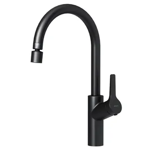 Смеситель DAMIXA для кухни, с двухрежимным аэратором, черный DX310722300/310722300