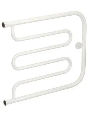 СУНЕРЖА Лира + Полотенцесушитель 500х650 белый, накидная гайка 1"