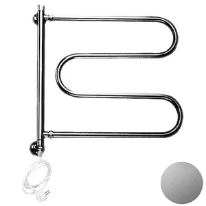 Полотенцесушитель электрический Margaroli Vento 510 (485х600),поворотный,со шнуром,бронза,510OBC