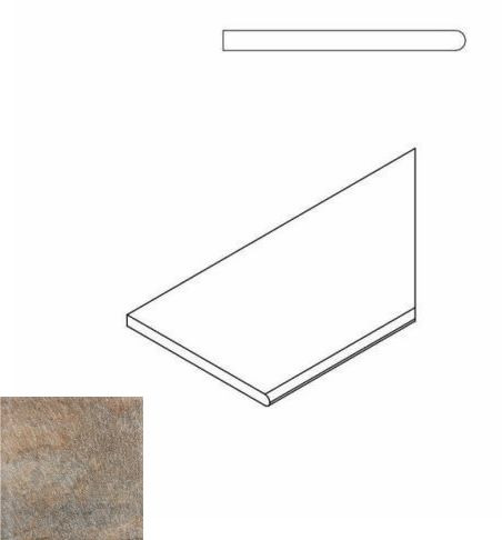 District X2 Emerald Bordo Round Dx 60X30 матовая