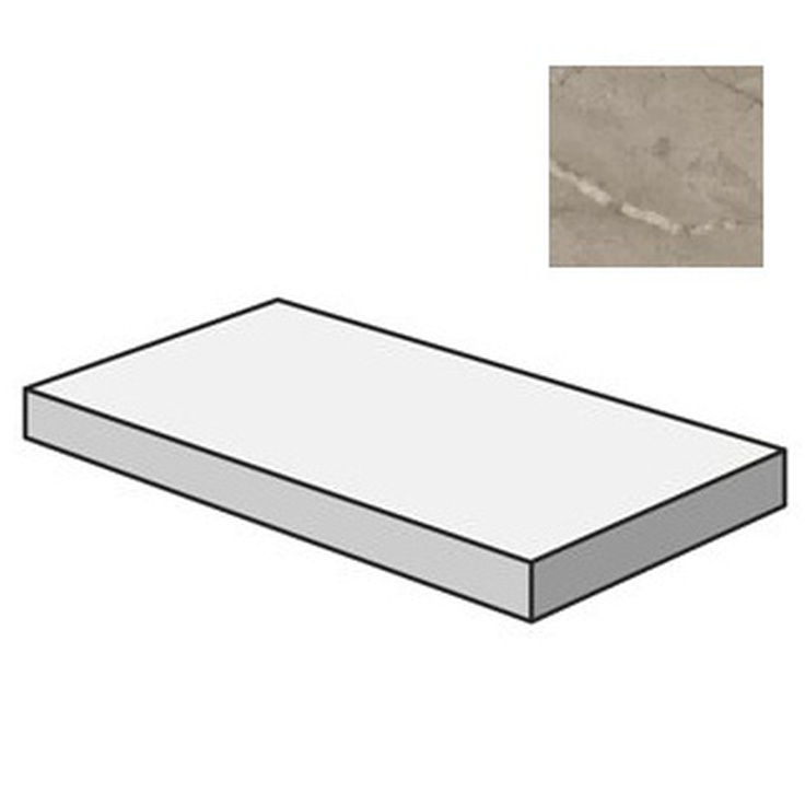 Atlas Concorde Russia Forte Dei Marmi 620070002410 Mystic Grey Scal Ang SX Rett 33x160 матовая