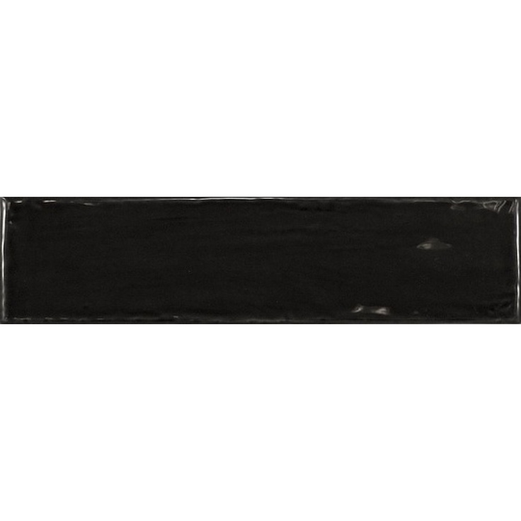 Equipe Cottage 22054 Bullnose Black Gloss 7,5x30 глянцевая