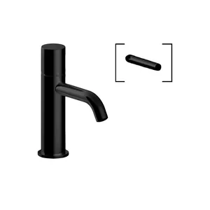 Смеситель для раковины Fantini Small 5013G904F однозахватный, д/к, цвет: черный матовый