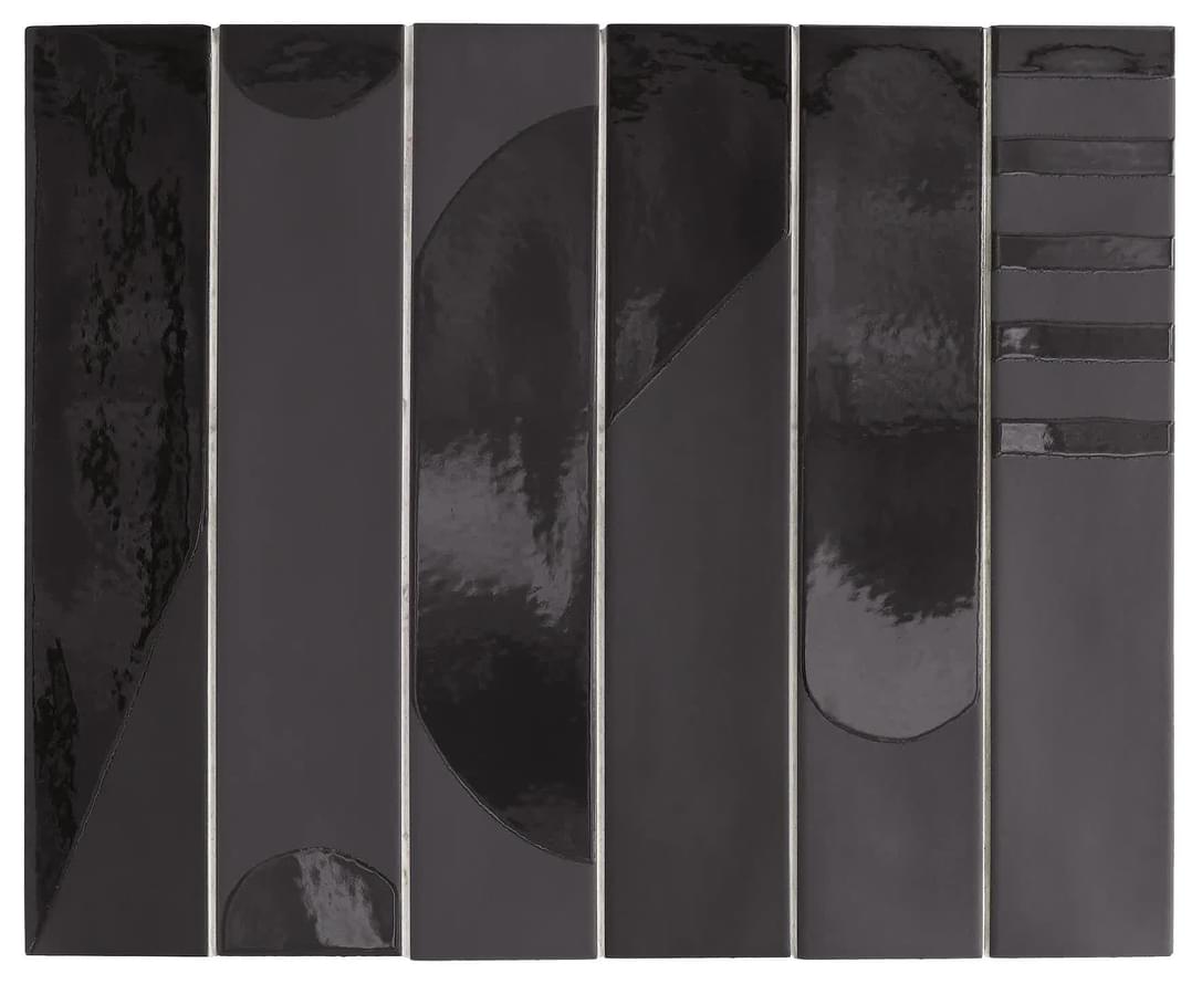WADI DECOR Noir 6x30 глянцевая