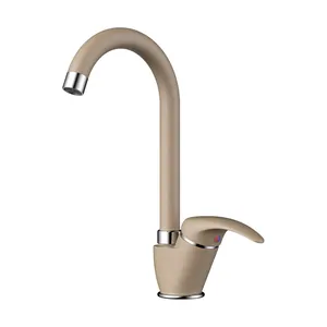 Смеситель для мойки Omoikiri CA, карамель, высокий поворотный излив 4994268