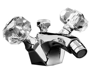 Смеситель для биде Devon&Devon EXC-GM110CR двухзахватный, донный клапан, хром