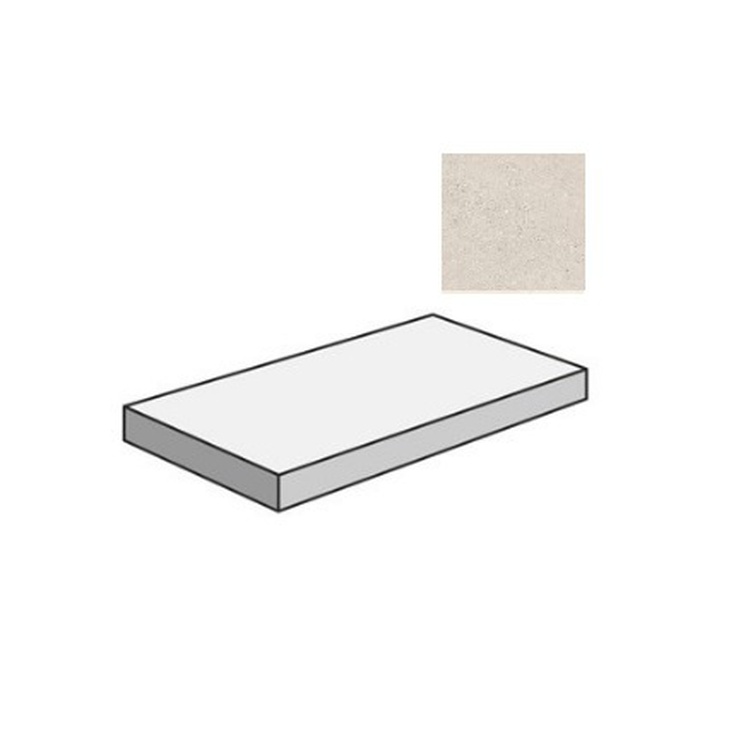 Sant Agostino Logico CSAGDLPE12 Gradone Angolare Dx Pearl 33x120 матовая