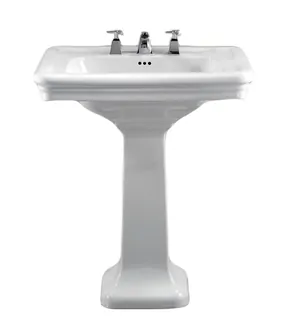 Раковина Devon&Devon IBLG(1-3)FET (600х455) с 1 отверстием под смеситель, цвет: белый