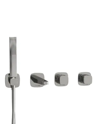 Смеситель для ванны/душа WasserKRAFT Naab A8651.312.314.326.087.103 встраиваемый, хром