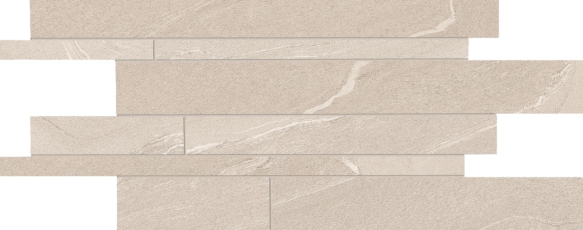 мозаика Stone Talk Listelli Sfalsati Martellata Sand Naturale 30x60