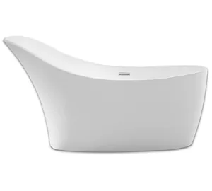 Ванна акриловая Abber (1690х750) отдельностоящая, слив-перелив, белая AB9245