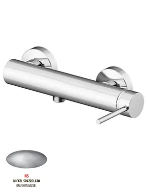 Смеситель GATTONI 9125/91NS душа, настенный, никель браш