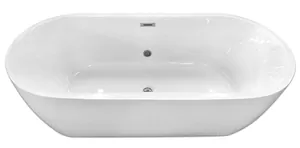 Ванна акриловая Abber (1755х800) отдельностоящая, слив-перелив, белая AB9219