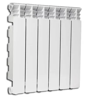 Радиатор алюминиевый Fondital 350/100 (97х407) 840Вт, белый 6 секций