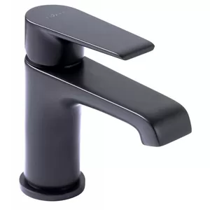 Смеситель CEZARES -LS1-NOP для раковины, с донным клапаном, черный матовый