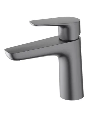 Смеситель для раковины Aquatek AQ1110BGM однозахватный, излив 98мм, б/дон. клап., сталь оруж