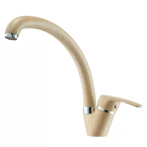 Смеситель AQUATON 1AX002FCXX220 для мойки, однорычажный, цвет: песочный