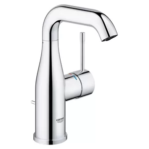Смеситель для раковины Grohe + M-Size однозахватный, излив 160мм, дон. клапан, хром 23462001