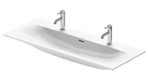 Умывальник Duravit 1230х490 мебельный, 2 отверстия под смеситель 2344120024