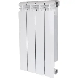 Радиатор STOUT 500 4 секции, алюминиевый, боковое подключение, белый SRA-2310-050004