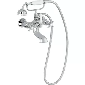 Смеситель для ванны Jacob Delafon E24313-CP настенный, двухзахватный, ручной душ, хром