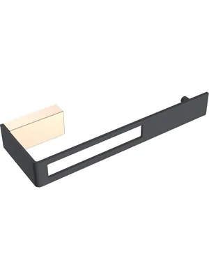 Полотенцедержатель Boheme цвет: черный/золото 10945-G-B