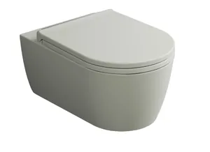 Унитаз подвесной Cielo SMVSNWK 350х530х270 безободковый, цвет: Pomice