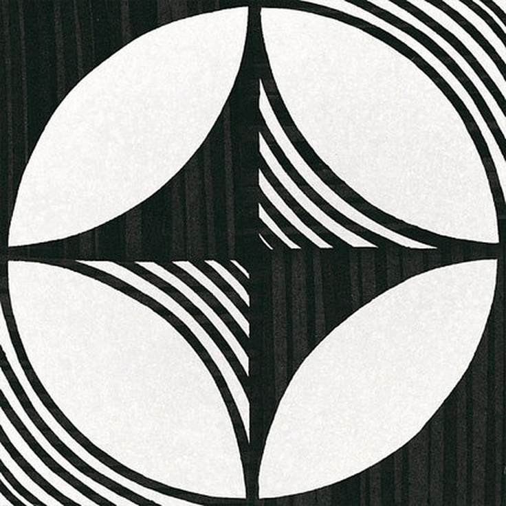 Equipe Caprice Deco 22123 Compass B&W 20x20