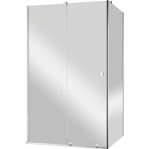 Душевой уголок CEZARES (1175-1225x980-1005x1950) AH-1-120/100-C-Cr стекло прозр/хром