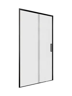 Душевая дверь Aquanet 1000х1900 прозрачное стекло/профиль черный матовый 312533
