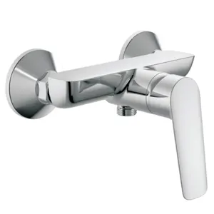 Смеситель для душа ESKO DL 80 настенный, однозахватный, без излива, цвет: хром