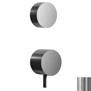 Смеситель для душа Fantini встраиваемый, переключатель на 2 потока, нержавеющая сталь A585B