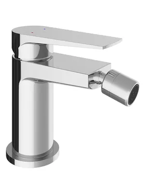 Смеситель для биде Aqueduto LIN0500 однозахватный, низкий излив 93мм, цвет: хром