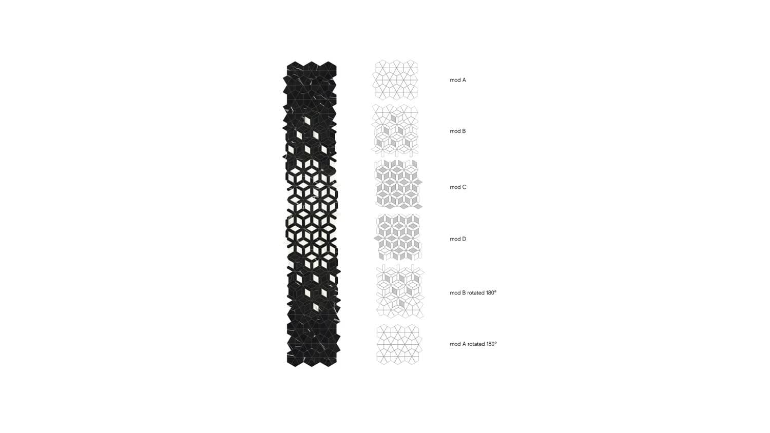 декор Marvel Meraviglia Black Origin Diamond Lapp 46.6x284.6