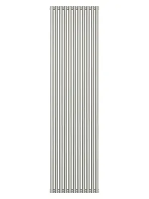СУНЕРЖА Дизайн радиатор 1800х495 (11 секц) нерж.сталь, универ. подкл., 1/2", 00-0332-1811