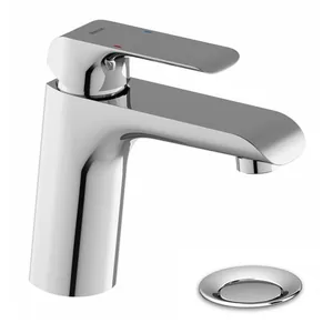 Смеситель для умывальника RAVAK FL 013.00 с донным клапаном, 150мм X070117